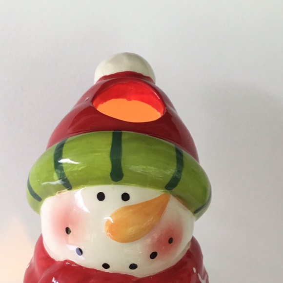 10” Christmas Snowman Holiday Decor Lightening - Picture 2 of 14